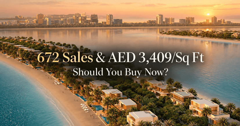 Palm Jebel Ali Property Market 2026: 672 Sales & AED 3,409/Sq Ft — Should You Buy Now?
