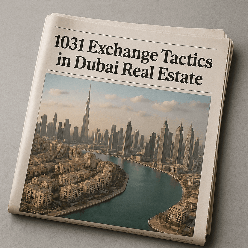 Mastering 1031 Exchange Tactics in Dubai Real Estate: A Complete Investor’s Guide