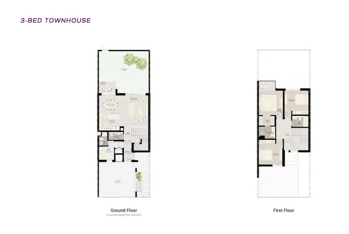 3 BR (Townhouse)