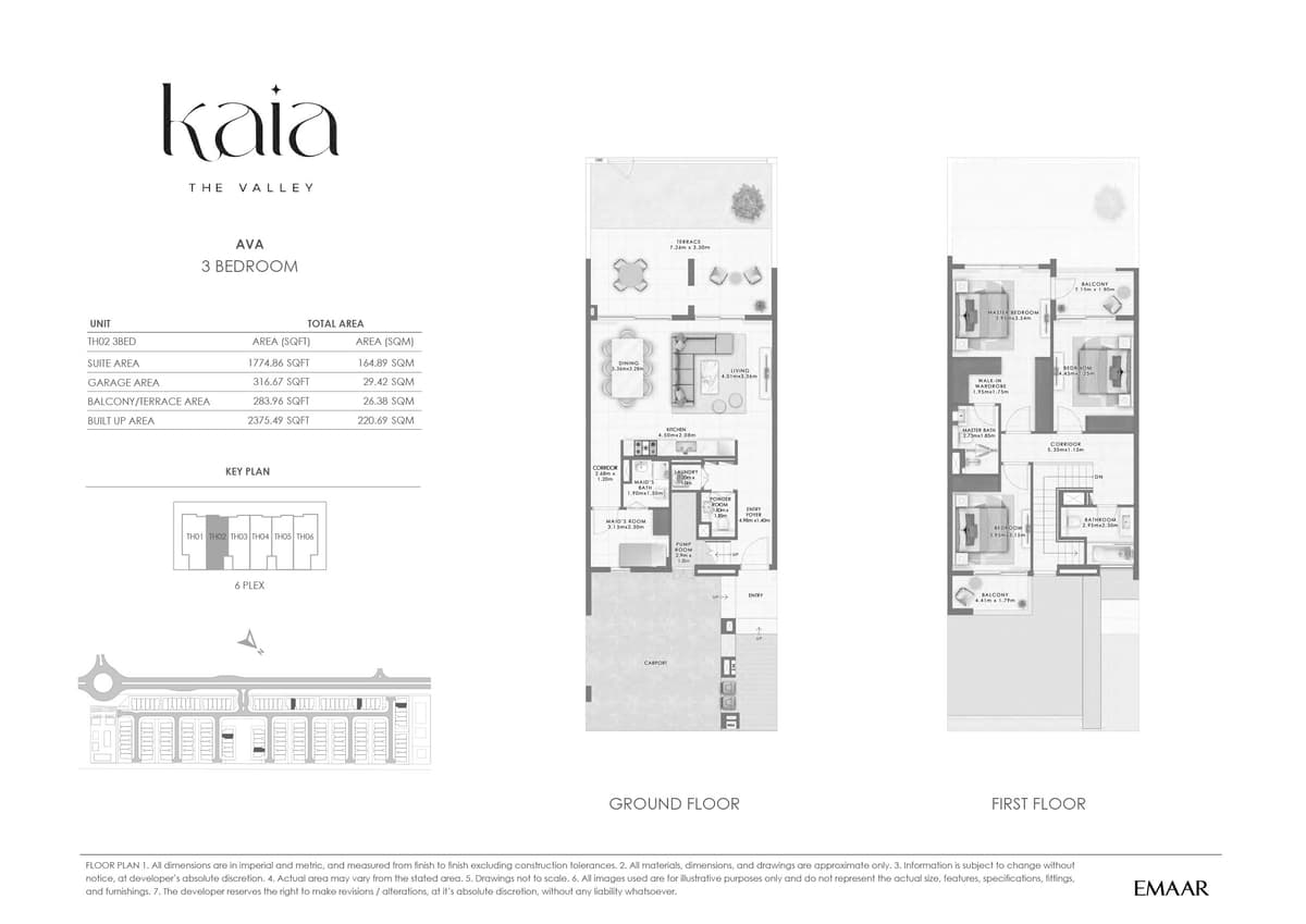 3-Bedroom Townhouses