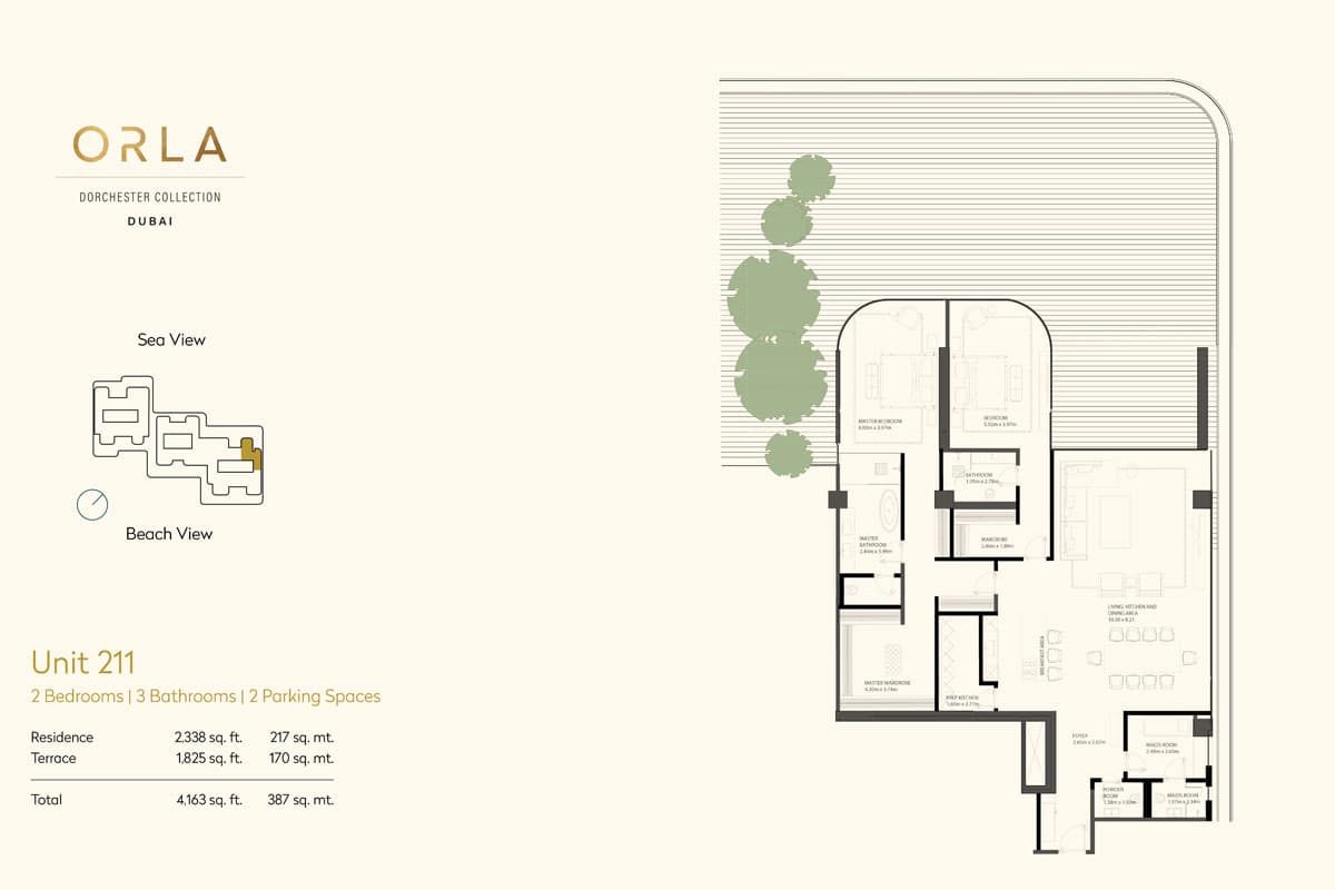 2 BR Apartment