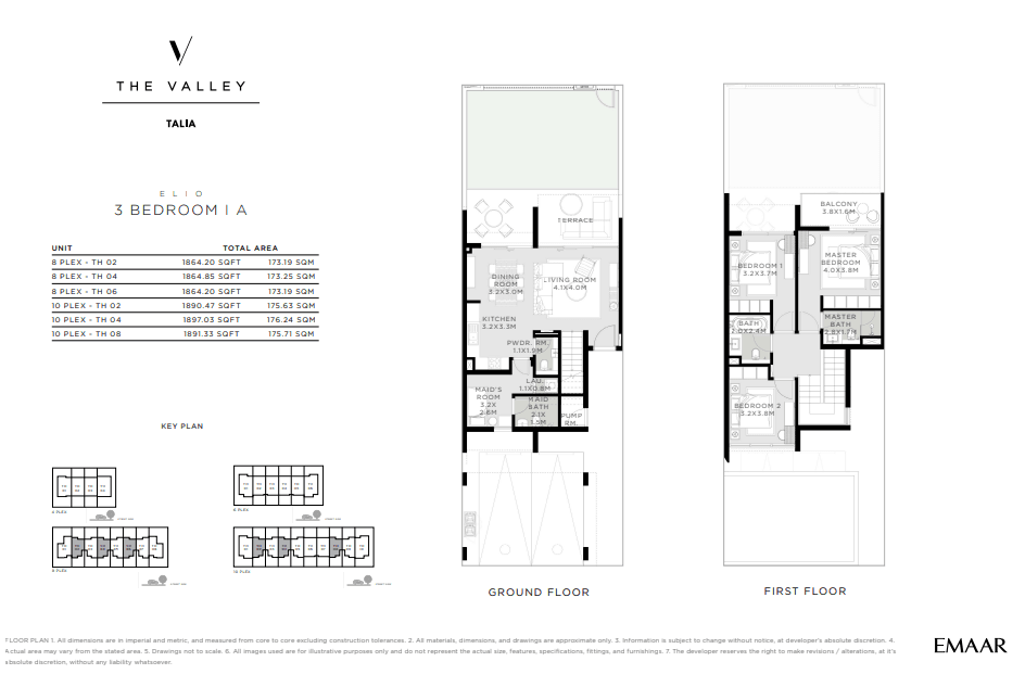3 BR (Townhouse)