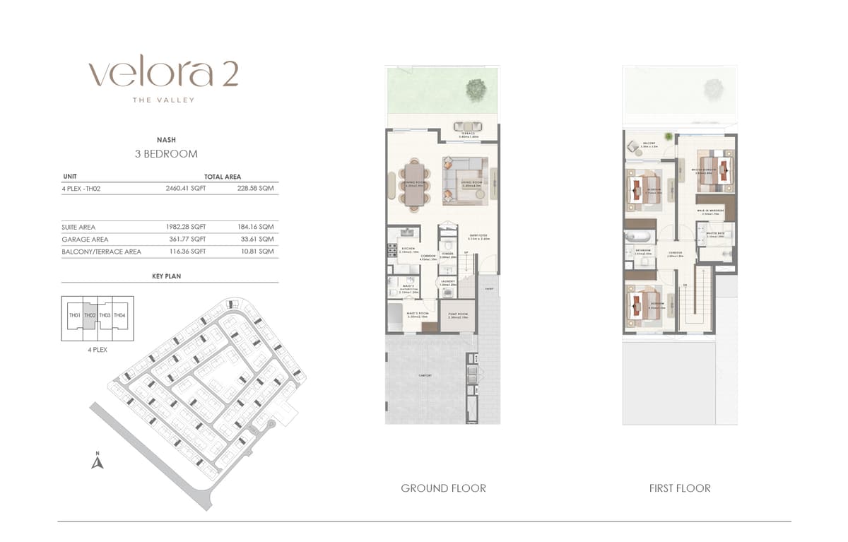 3BR TOWNHOUSES