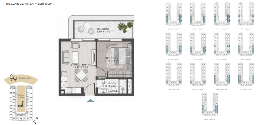 1BR Apartments
