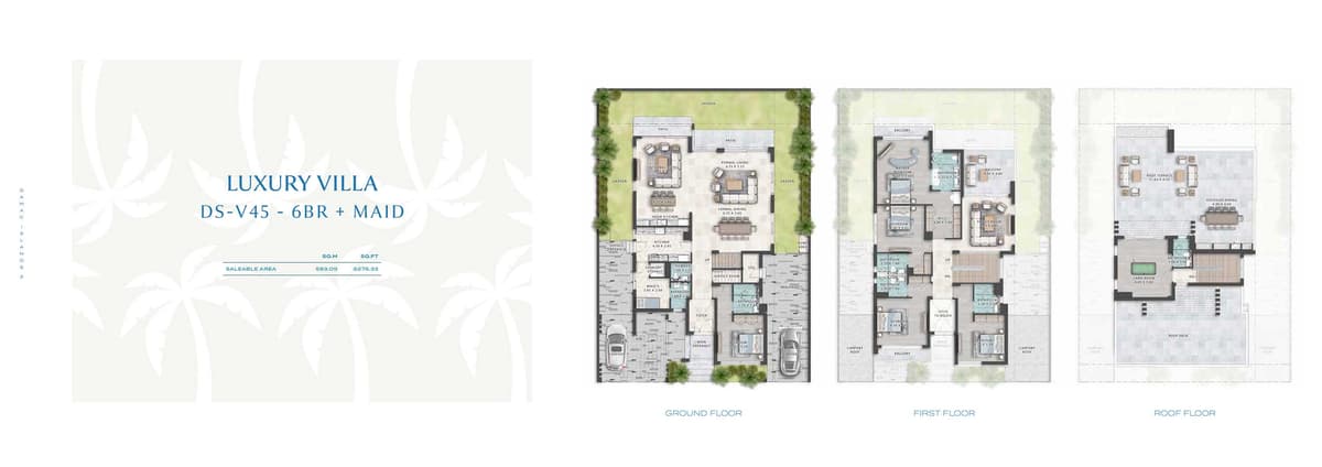 6 Bedrooms + Maid DS-V45 Villa