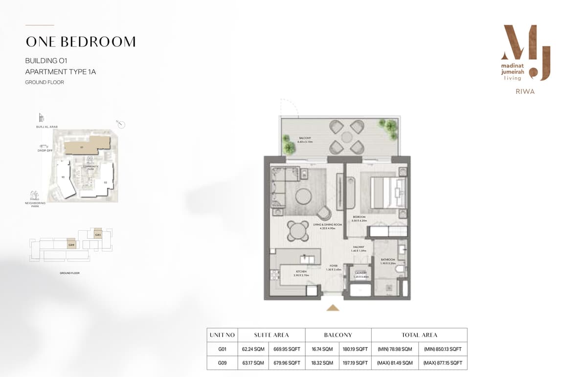 1 BR
