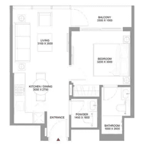 1 BR