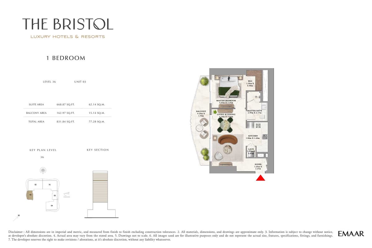 1 Bedroom Apartment