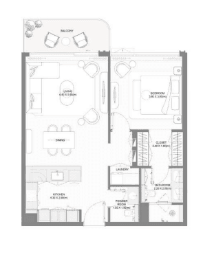 1 BR