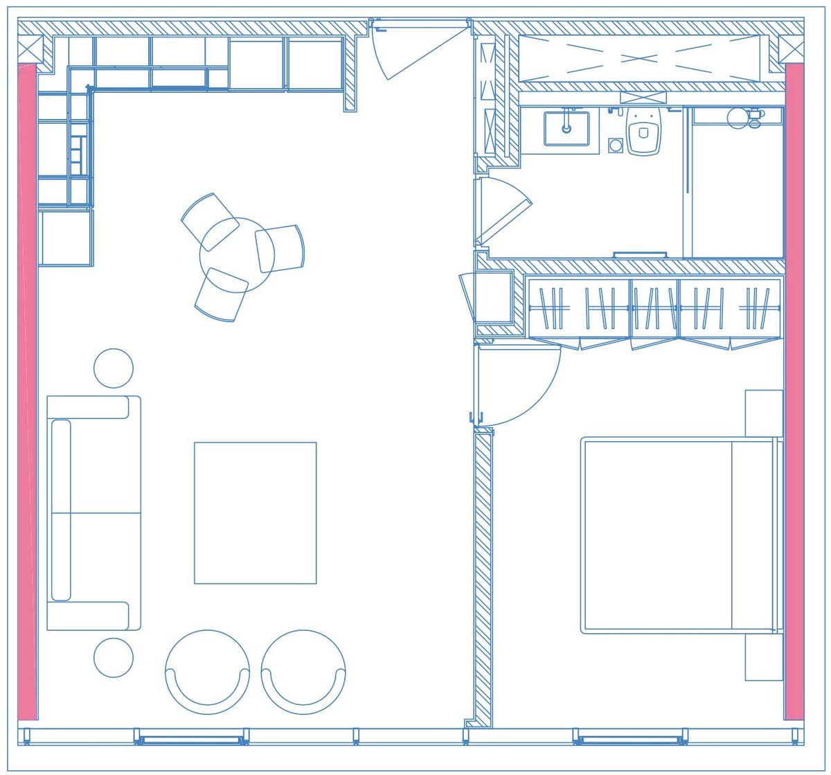 1 BR Apartment