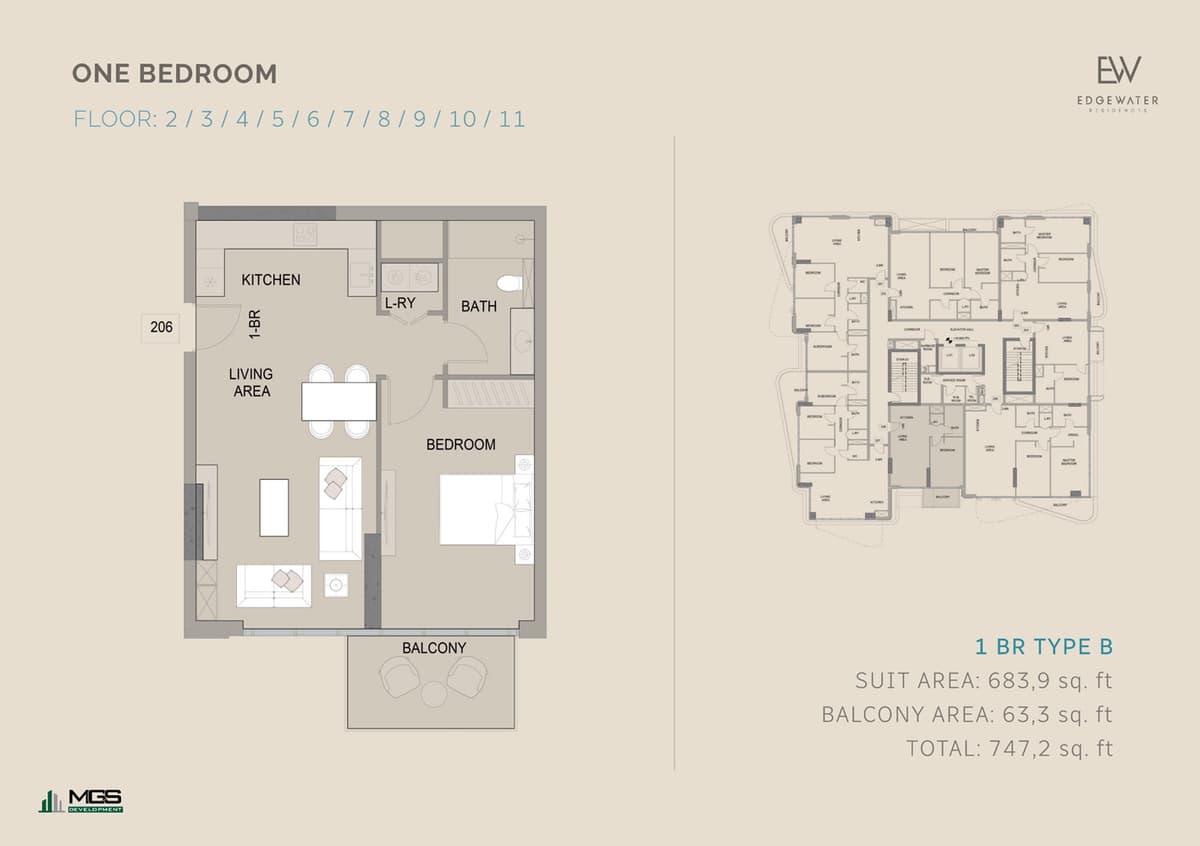 1 BR