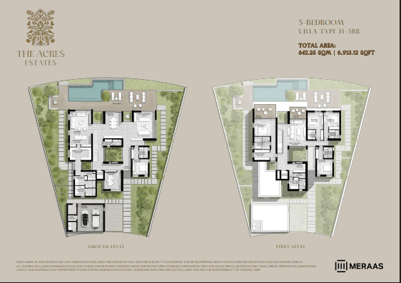 Floor Plan of The Acres Estates