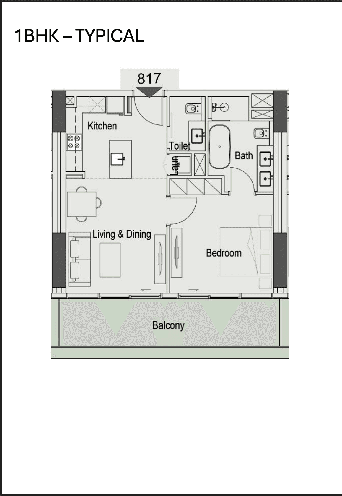 1 Bedroom Apartment
