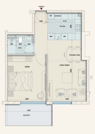 1 BR