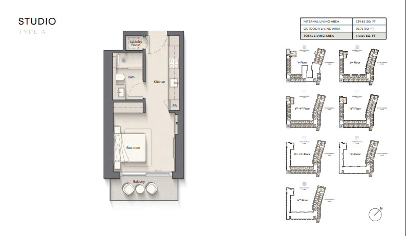 Floor Plan of Playa Del Sol by Ellington Properties